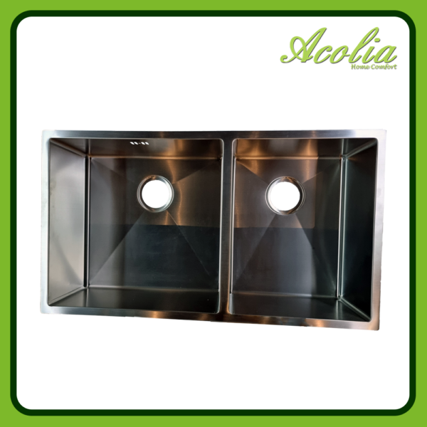 Acolia Handmade Double Bowl Kitchen Sink 409020099
