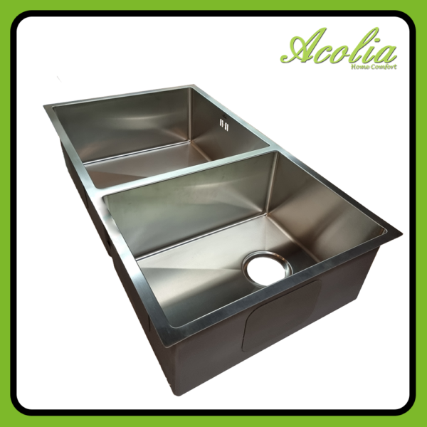 Acolia Handmade Double Bowl Kitchen Sink 409020099