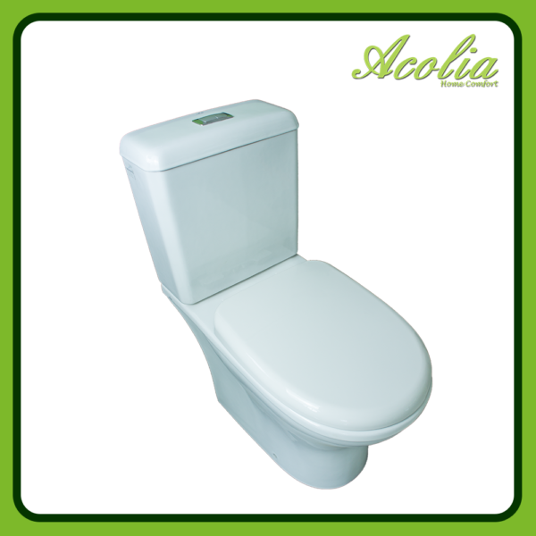 Acolia Oval 3112PS Wash Down Close Coupled Water Closet Set - S Trap 115010105 115010106