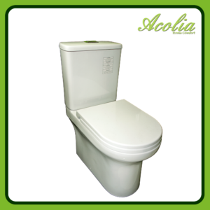 Acolia Oval 3113 Washdown Close Coupled Pedestal Water Closet Set 115010102 115010104